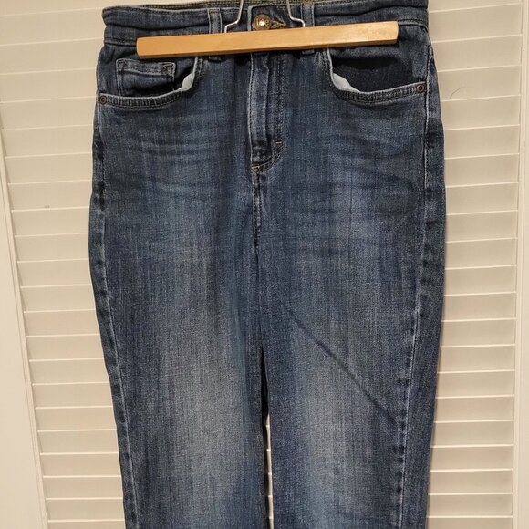 Lee Pants - Women's Lee High Rise Heritage Jeans, 99% Cotton 1% Spandex, Size 6M, Crop Ankle